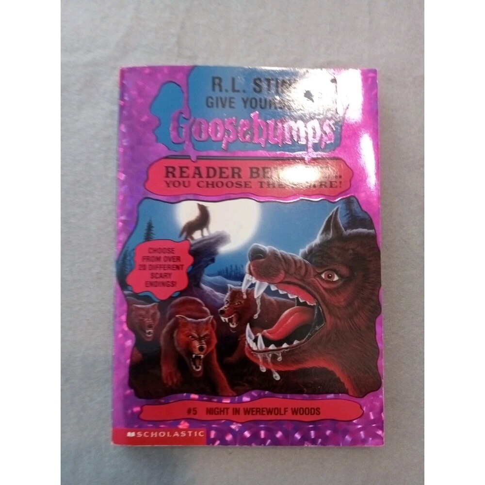 Goosebumps Give Yourself Night In Werewolf Woods R L Stine Scholastic Book